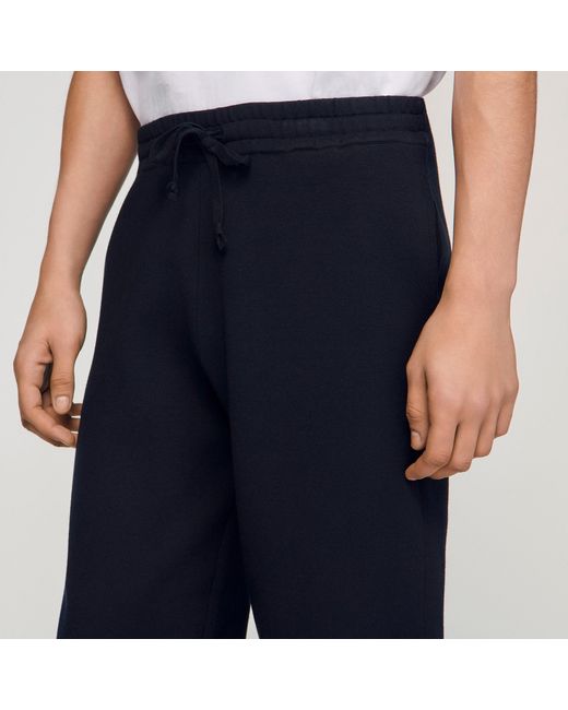 Sandro Blue Knit Jogging Bottoms for men