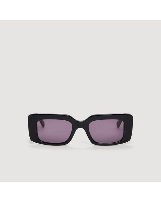 Sandro Black Logo Sunglasses