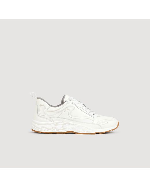 Sandro White Flame Trainers