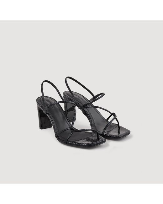 Sandro Multicolor Sandals With Narrow Straps