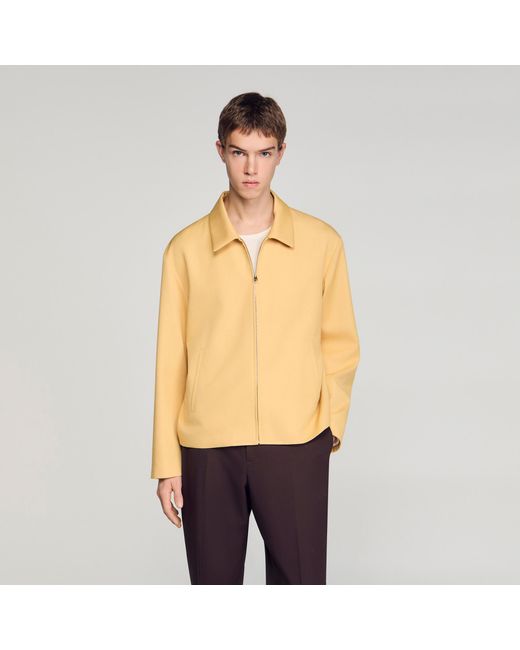 Sandro Blue Zip-Up Jacket for men