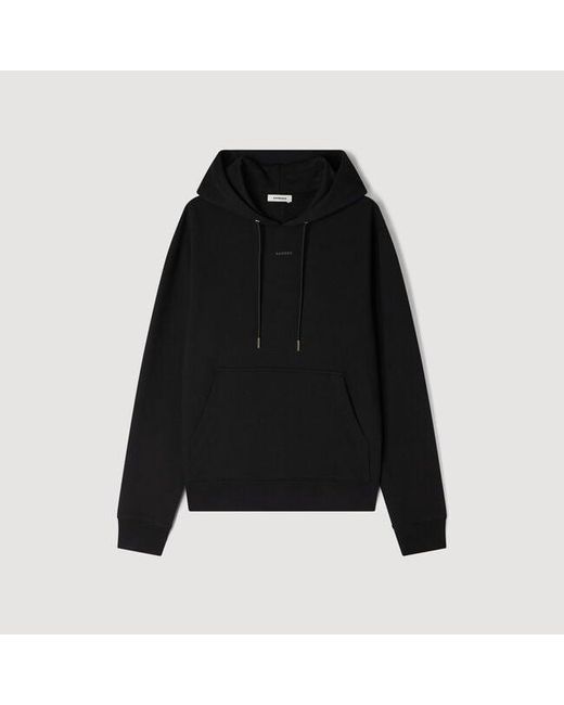 Sandro Blue Logo Sweatshirt for men