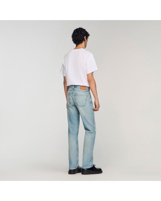 Jean regular Sandro pour homme en coloris Blue