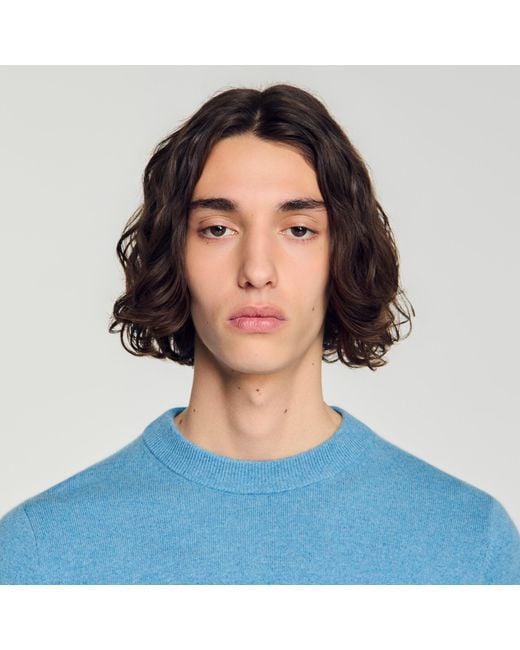 Pull en cachemire Sandro pour homme en coloris Blue