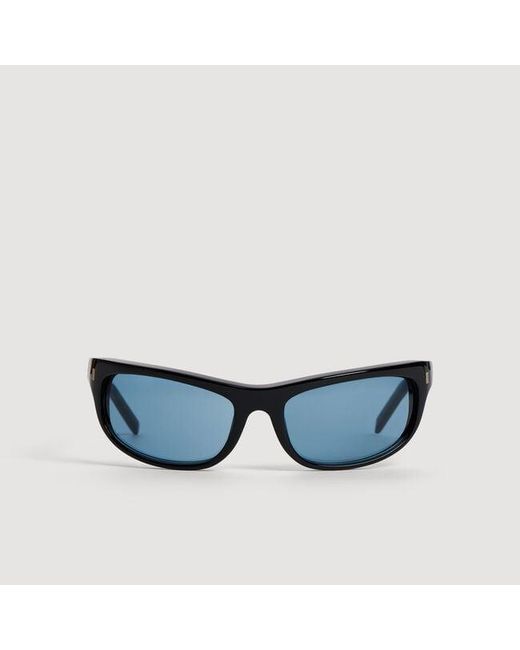 Sandro Blue Shield Sunglasses for men