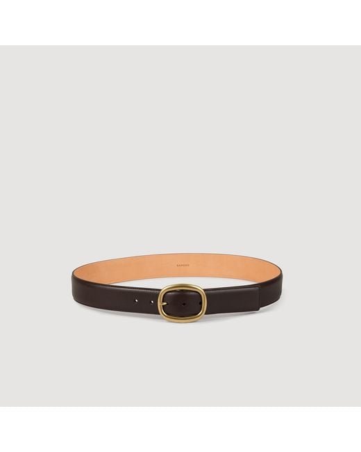 Sandro Multicolor Leather Belt for men