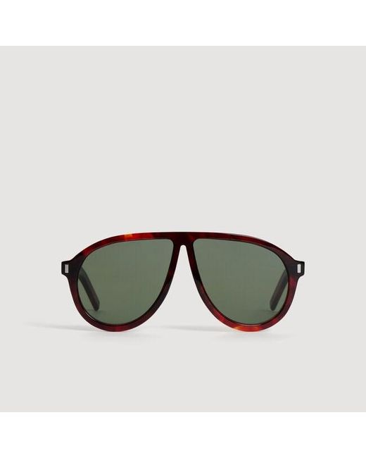 Sandro Green Acetate Sunglasses for men