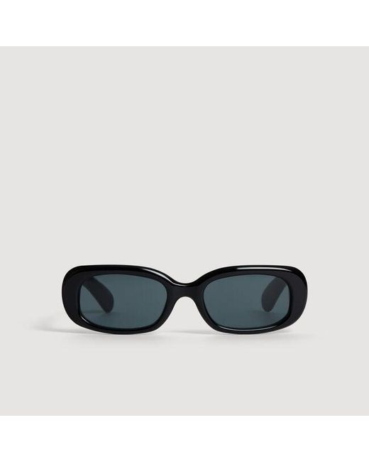Sandro Black Rectangular Sunglasses for men