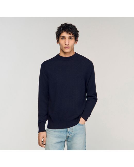 Sandro Blue Cashmere Sweater for men