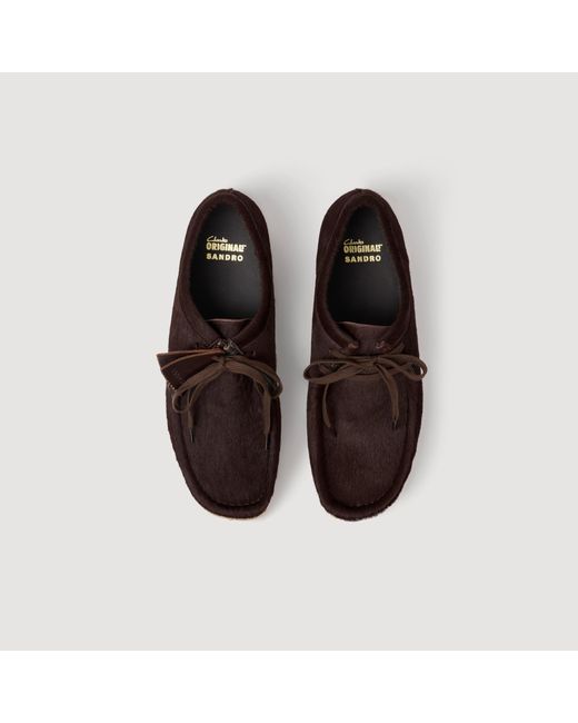 Derbies wallabeeTM effet poulain Sandro pour homme en coloris Black