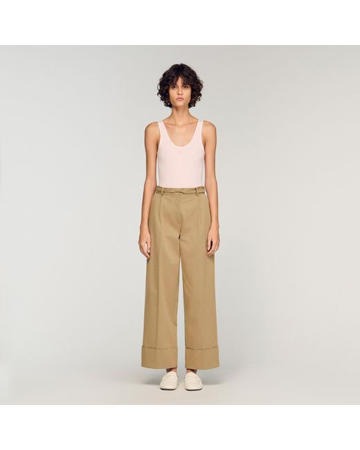 Sandro Natural Suit Trousers