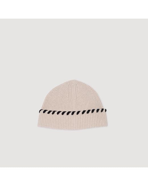 Sandro Pink Knit Hat