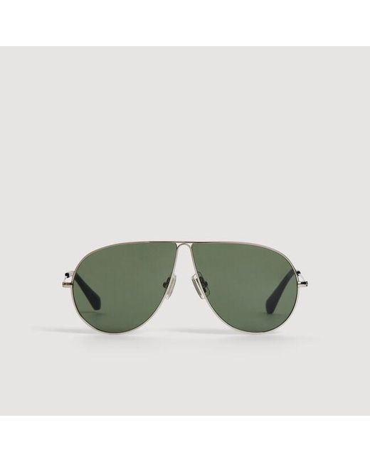 Sandro Green Aviator Sunglasses for men