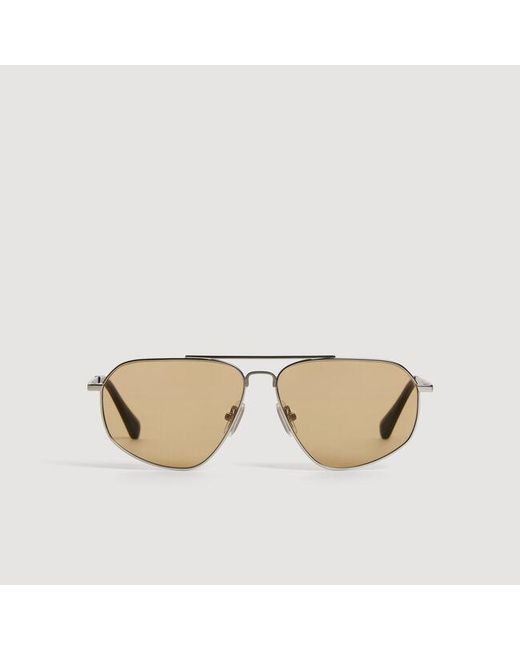 Sandro Multicolor Metal Aviator Sunglasses for men