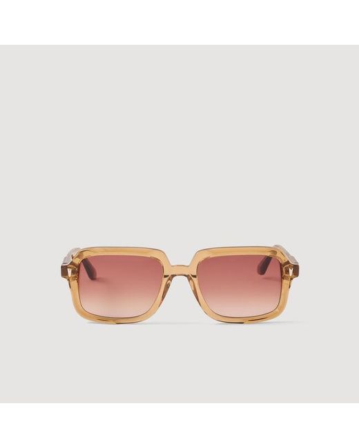 Sandro Pink Thin-Armed Sunglasses
