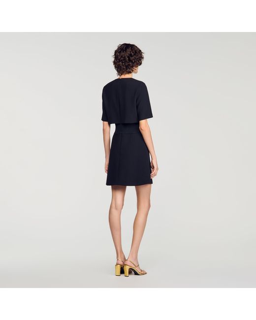 Sandro Blue Short-In-1 Dress