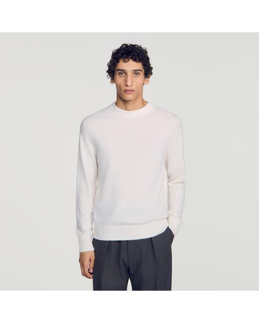 Pull en cachemire Sandro pour homme en coloris White