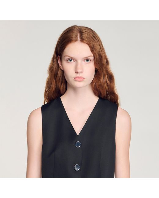 Sandro Blue Short Bubble Dress