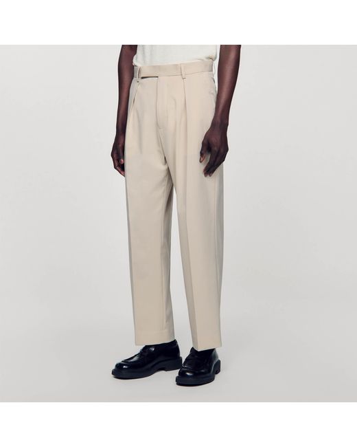 Pantalon large Sandro pour homme en coloris Natural