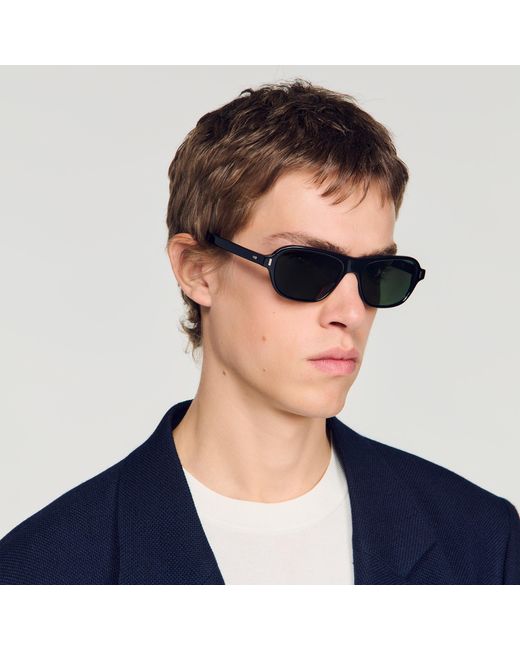 Sandro Green Acetate Sunglasses for men