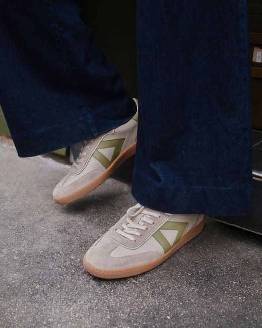 Sans Matin White Hera Low Top Trainers By Sand Leather, Suede Leather, For for men