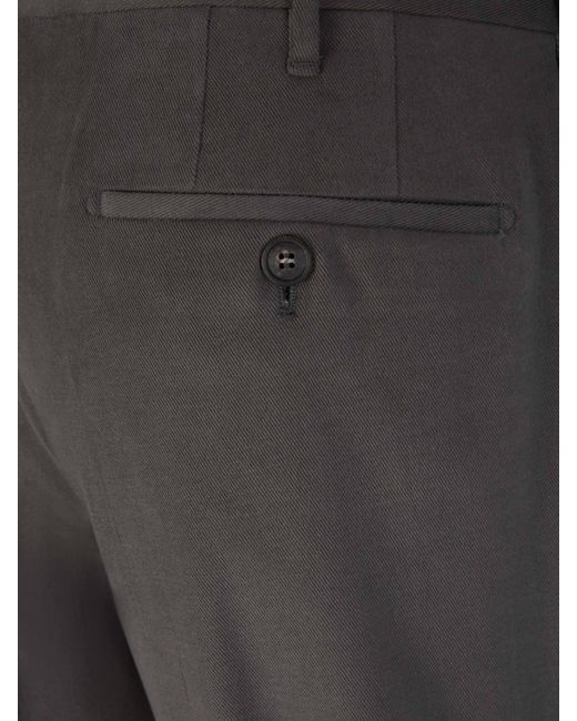 Santa Eulalia Gray Cotton Trousers for men