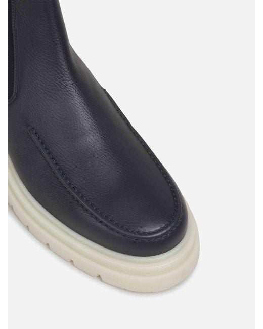 Aurélien Blue Chelsea Snow Boots for men