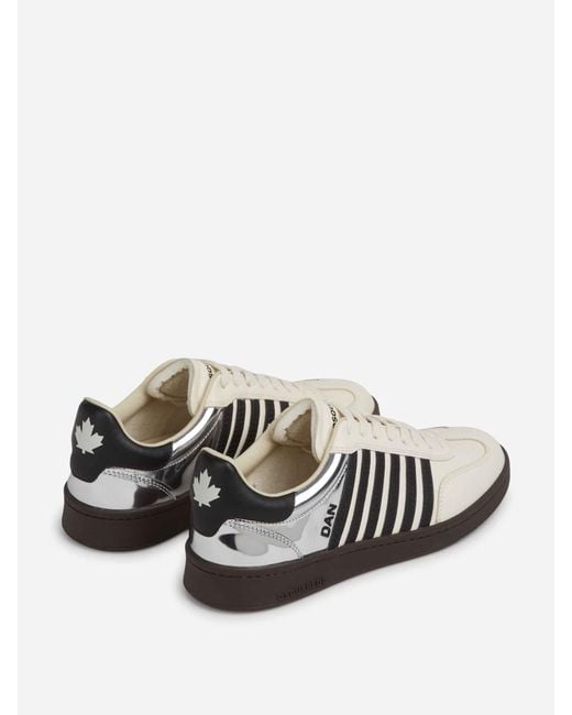 DSquared² White Boxer Sports Shoes for men