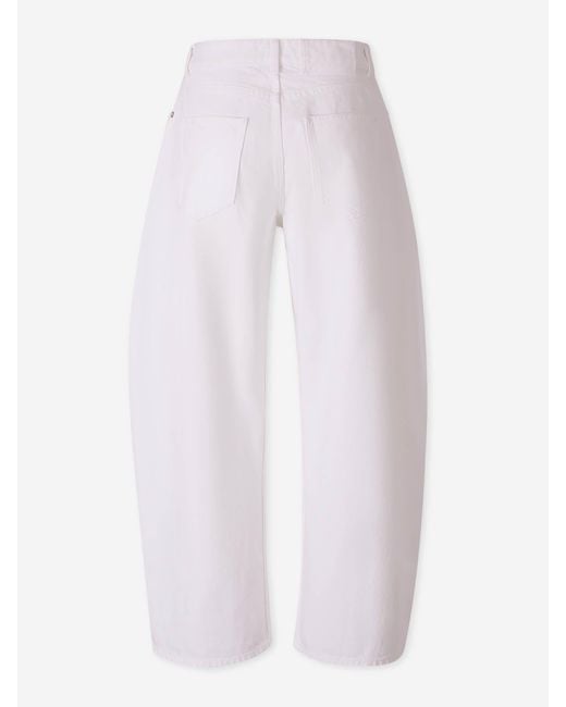 Alaïa White Rodeo Jeans