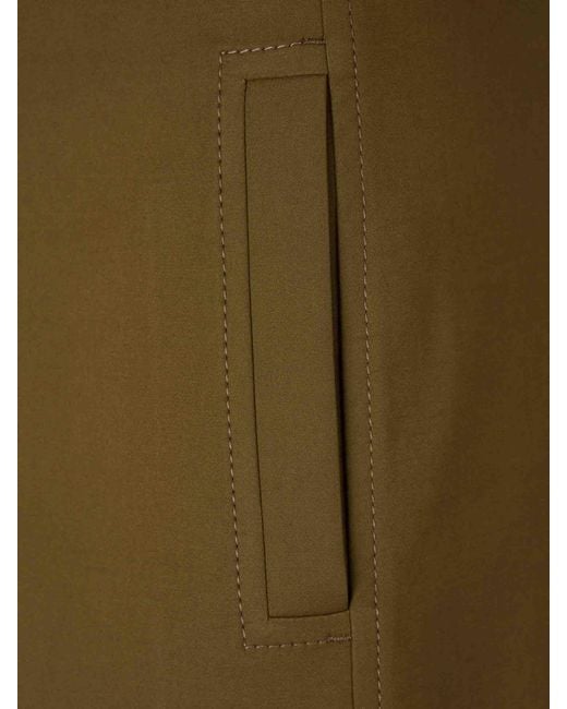 Max Mara Green Wide Straight Trousers