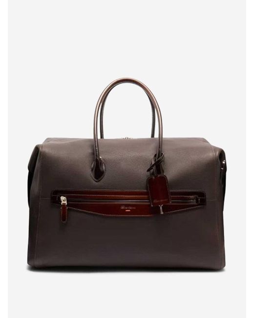 Borsa Da Viaggio di Santoni in Brown da Uomo