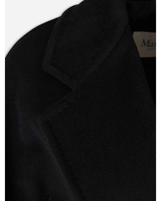 Max Mara Black Long Icon Coat