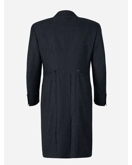 Canali Black Wool Morning Suit for men