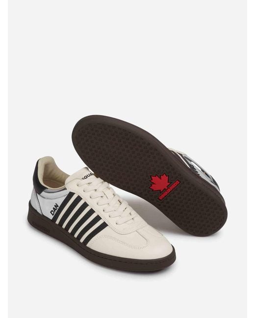 DSquared² White Boxer Sports Shoes for men