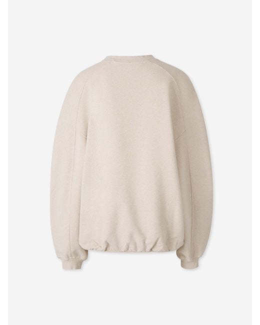 Jacquemus White Corso Cotton Sweatshirt