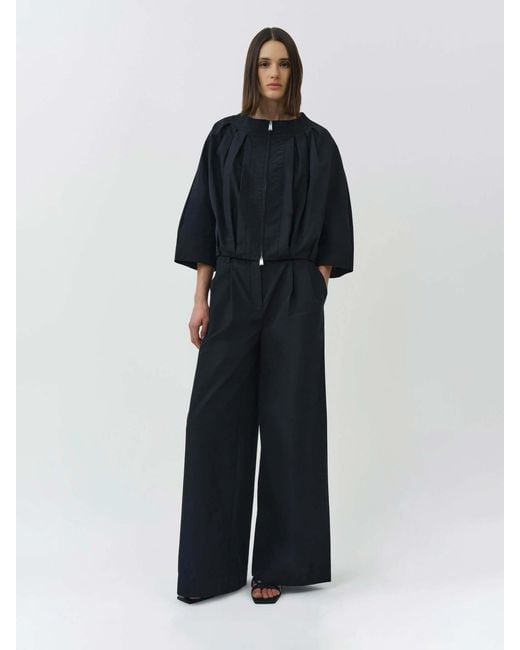 Jonathan Simkhai Black Jess Cotton Jacket