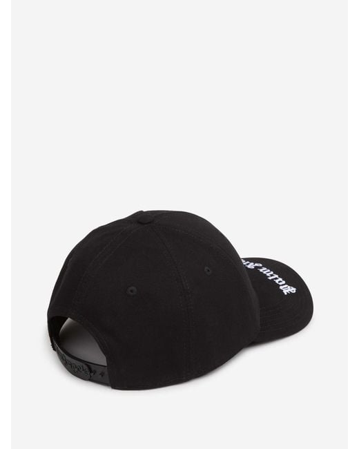 Gorra Algodón Logo Palm Angels de hombre de color Black
