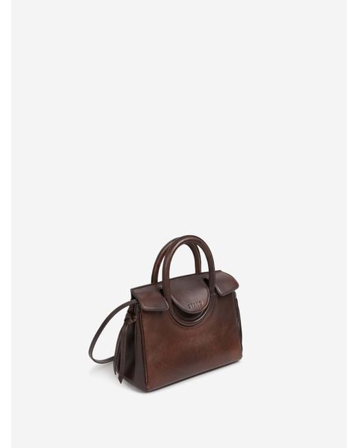 Borsa Mini Maude di Staud in Brown