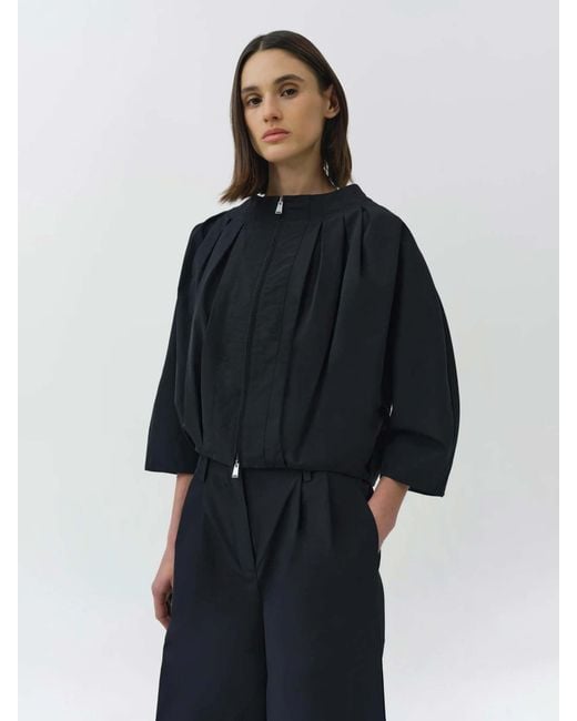 Jonathan Simkhai Black Jess Cotton Jacket