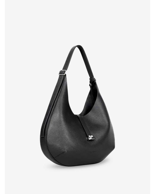 Courreges Blue Leather Hobo Bag