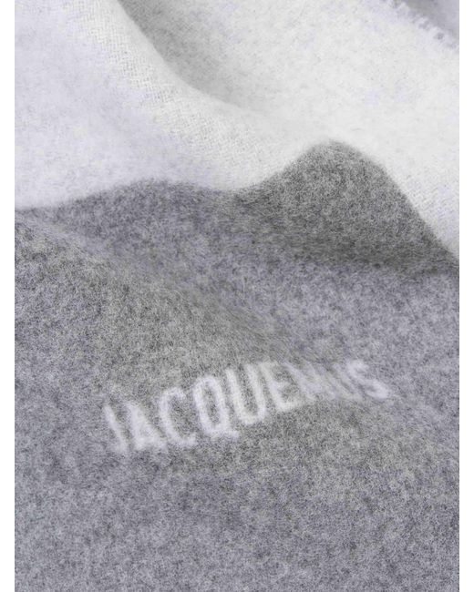 Jacquemus White Rond Carré Scarf