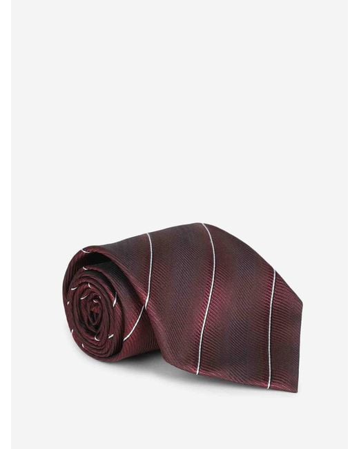 Tom Ford Purple Diagonal Stripe Tie for men