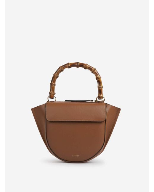 Wandler Brown Mini Hydrangea Handbag