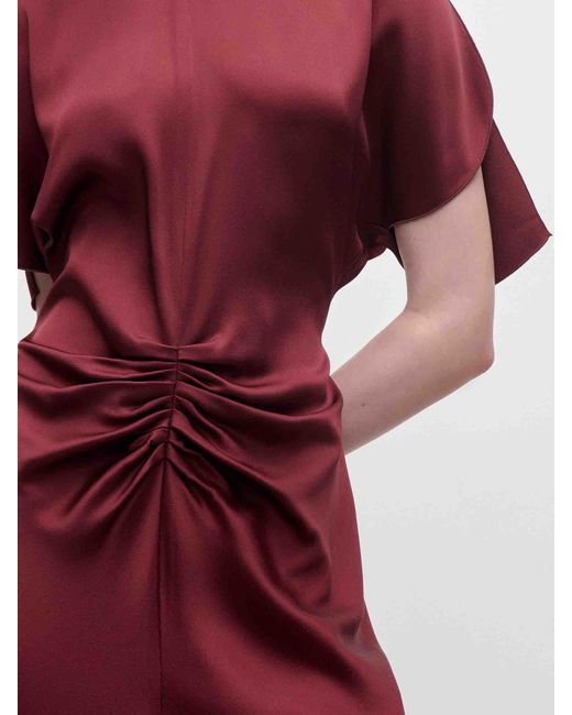 Victoria Beckham Red Isabella Maxi Dress