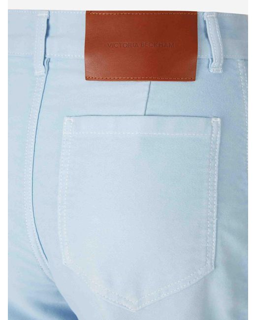Victoria Beckham Blue Flared Jeans