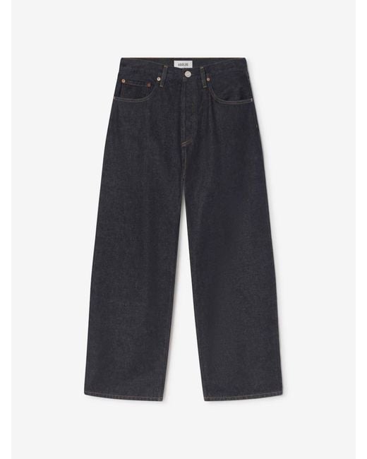 Agolde Blue Magnus Wide Leg Jeans for men
