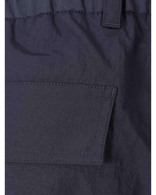 Laminar Blue Straight Cut Bermuda Shorts for men