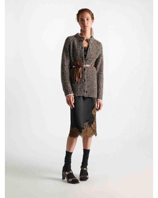 Dorothee Schumacher Gray Cardigan Luxury Love