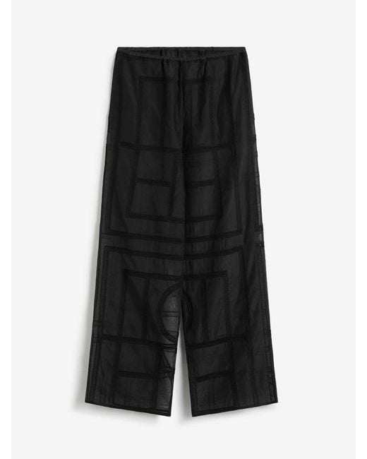 Pantalones Anchos Totême  de color Black