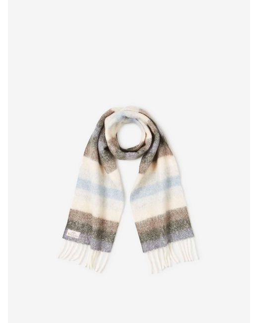Santa Eulalia White Alpaca Scarf for men